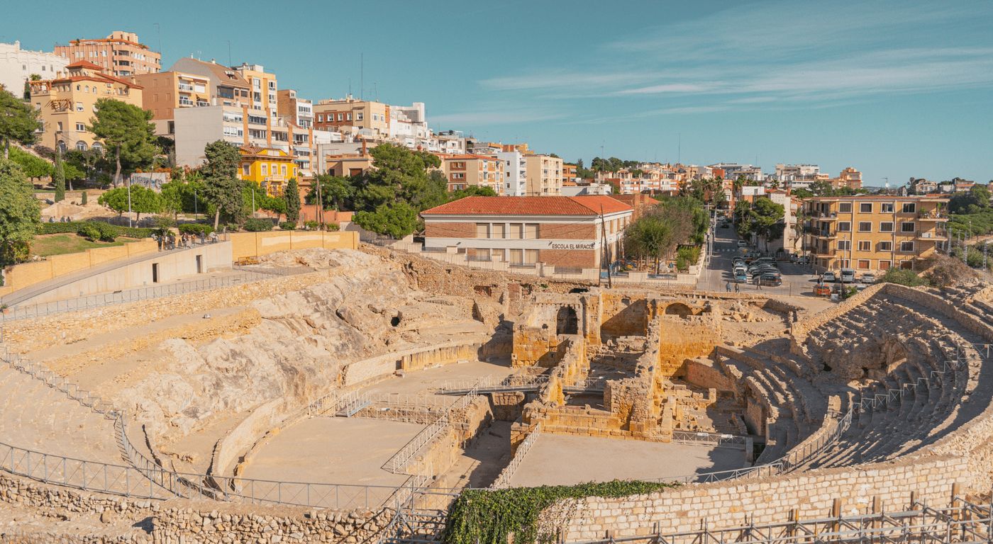 Anfiteatro romano de Tarragona, un imprescindible en la ruta camper por la Costa Daurada.