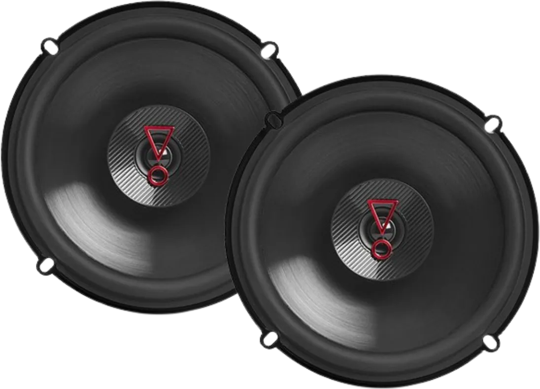 Two of the Neo's four JBL coaxial speakers